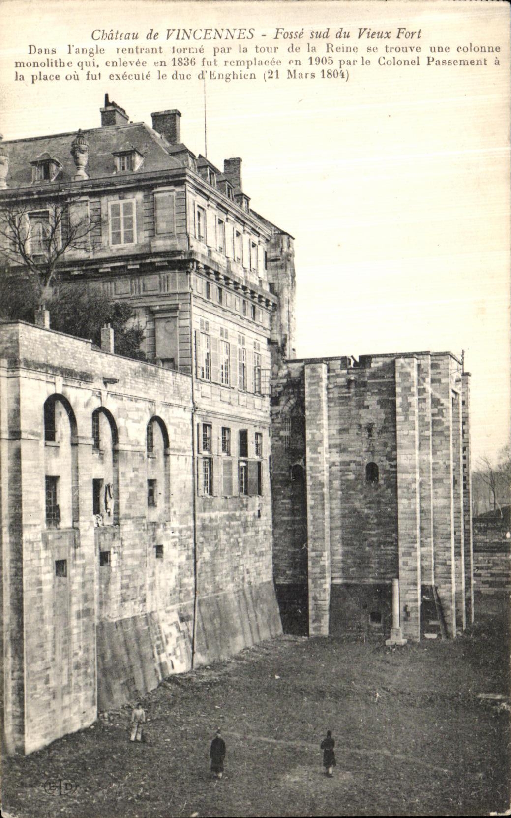 CPA Vincennes Fosse sud du Vieux Fort