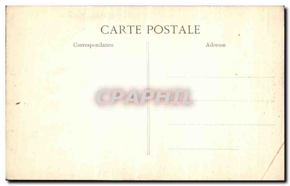 CPA Vincennes Fosse sud du Vieux Fort — Rückseite