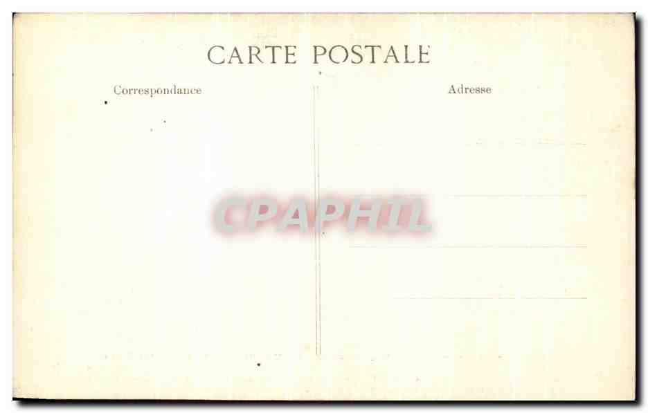CPA Vincennes Premier etage Tourelle Nord Ouest Chambre 11 — Rückseite