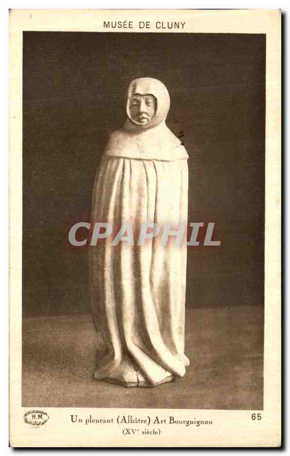 CPA Paris musee De Cluny Un pleurant Art Bourguignon