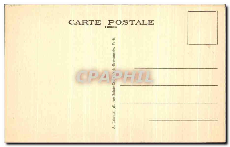 Paris - Les Jardins du Trocadéro et la Tour Eiffel — série 64, éditée par A. Leconte — Reverso