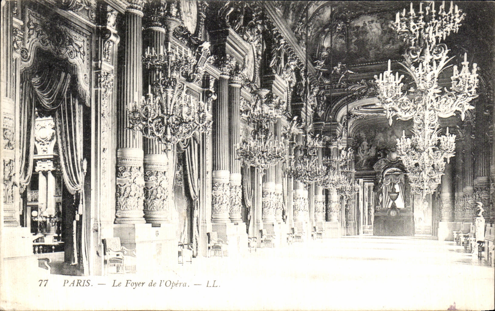 CPA Paris Le Foyer de l Opera 