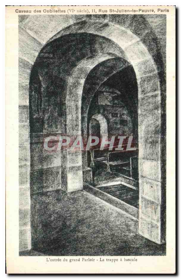 CPA Caveau des Oubilettes Rue St Juilien le Pauvre Paris