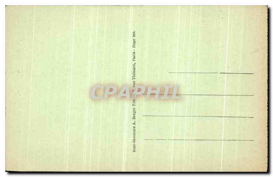 CPA Caveau des Oubilettes Rue St Juilien le Pauvre Paris — Verso