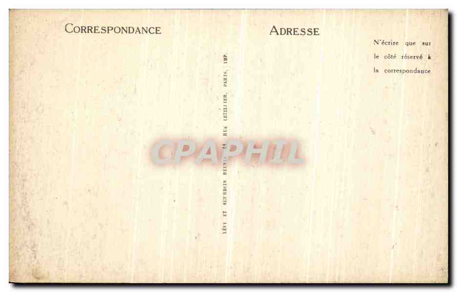 CPA Paris L Hopital Bretonneau  — Verso
