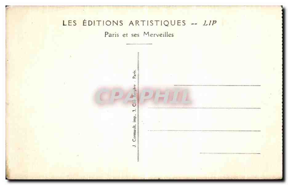 CPA Exposition Internationale des Arts Decoratifs Paris 1925 Fontaine de Rene Lalique  — Rückseite
