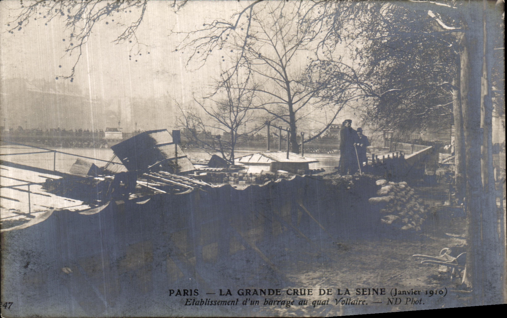 Paris — La grande crue de la Seine (Janvier 1910) — ND Phot.