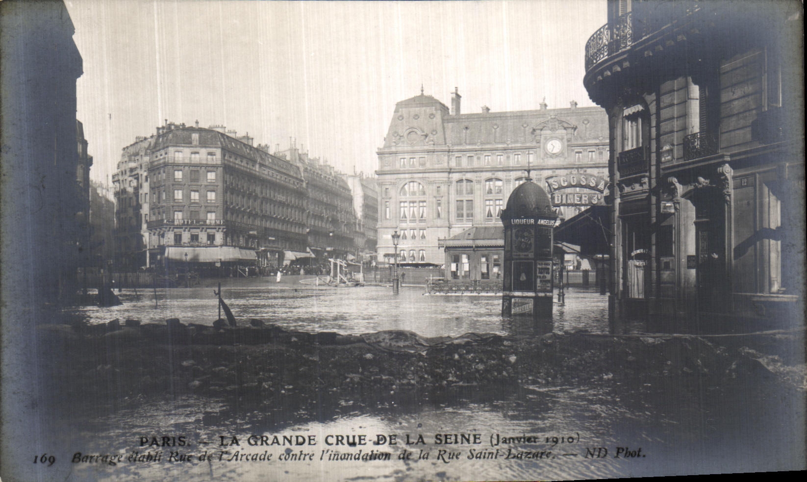 París — La Gran Inundación de la Senna (Enero 1910) — ND Fot. n°169