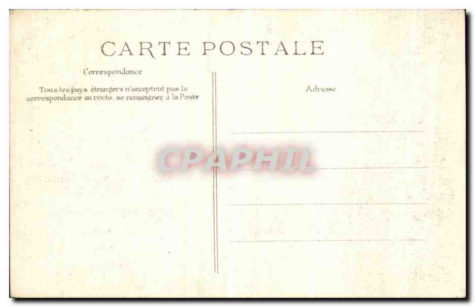 CPA Crue de la Seine Paris Rue de Charenton Coiffeur — Rückseite