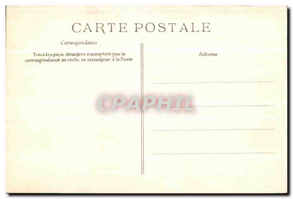 CPA Crue de la Seine Paris Le Rue Traversiere — Rückseite
