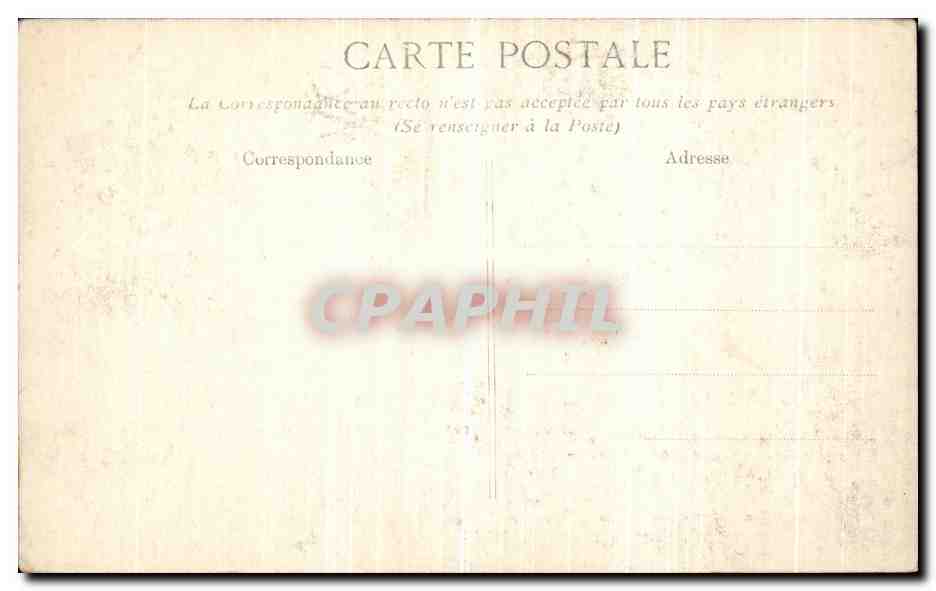 CPA Crue de la Seine Paris Le Rue Traversiere — Rückseite