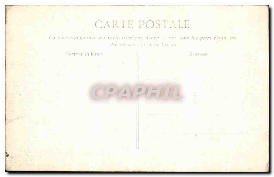 Flut der Seine — Paris - Avenue d'Aumèsril — Verlag ELD — Rückseite