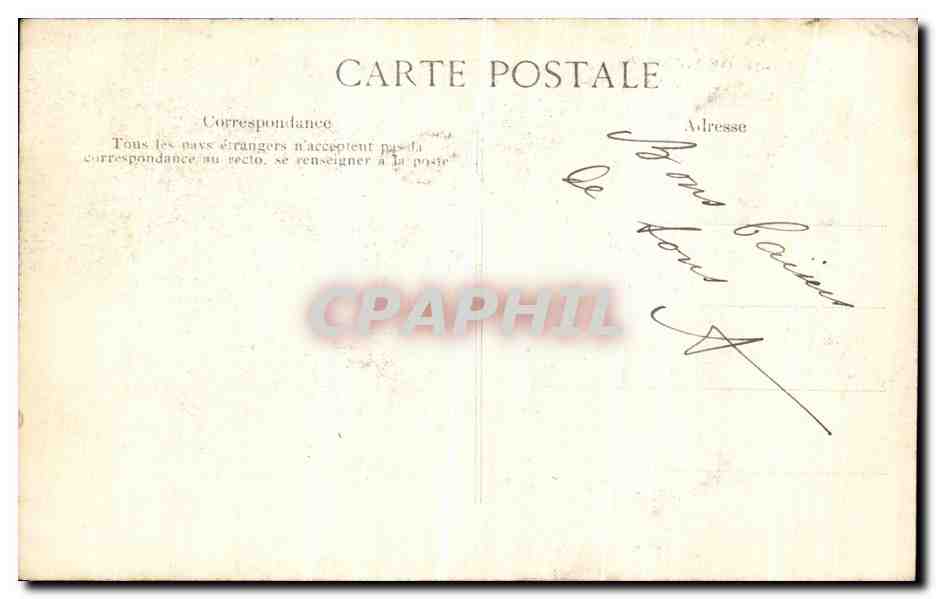 CPA Crue de la Seine Paris Passage des Habitants a Javel  — Rückseite