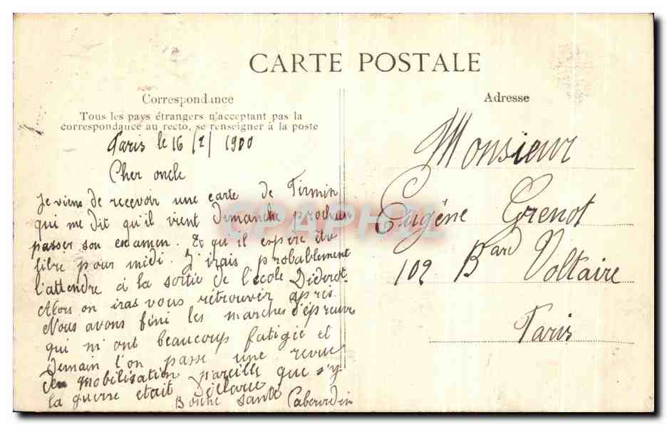 Crue de la Seine — Paris - Près du Pont Royal — ELD — Verso