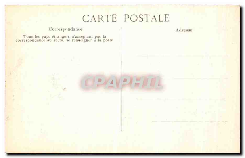 Überschwemmung der Seine — Paris - Avenue d'Aumesnil — Verleger E.P.D. — Rückseite