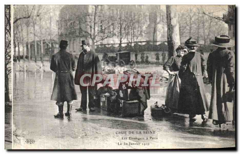 Flut der Seine — Fremde in Paris — EBD, Nr. 103