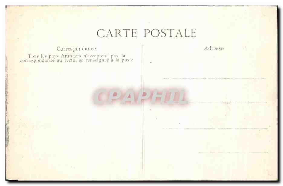 Überschwemmung der Seine — 29. Januar 1910 — Avenue Montaigne und Rue Jean Goujon — Verlag ELD — Rückseite