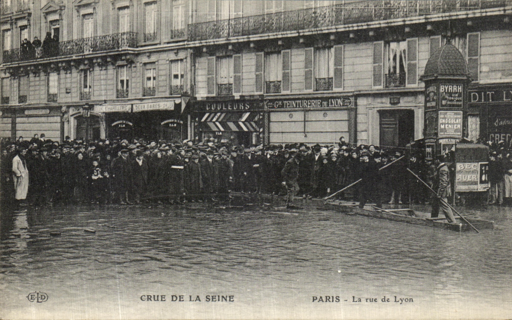Crue de la Seine — Paris - La rue de Lyon — Éditeur ELD