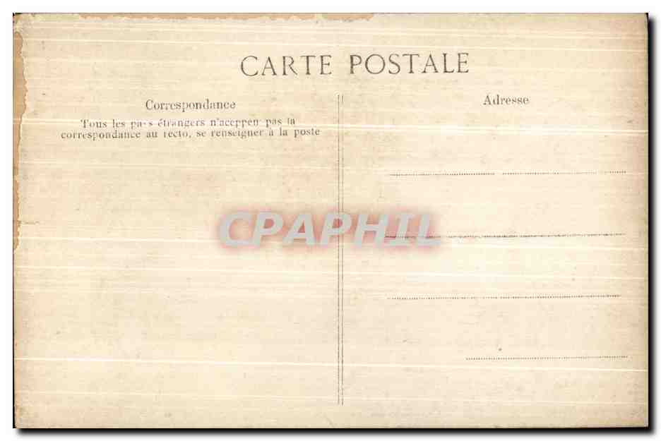 Paris — Crue de la Seine — Vue prise de la Tour de l'Horloge de la gare de Lyon le 29 Janvier 1910 — Verso