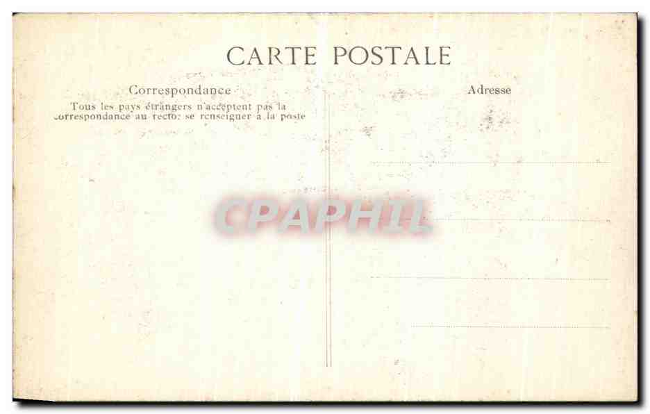 CPA Crue De La Seine Paris Palais d Orsay  — Rückseite