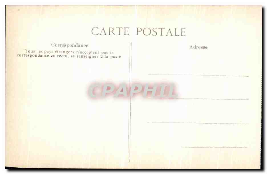 Flut der Seine — Paris, Rue de Lyon — 29. Januar 1910 — Verlag B.D. Nr. 203 — Rückseite