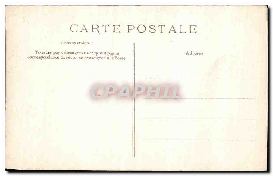 Crue de la Seine — 29 Janvier 1910 — Paris - Rue de l'Arcade — Éditeur E.P.D. — Rückseite