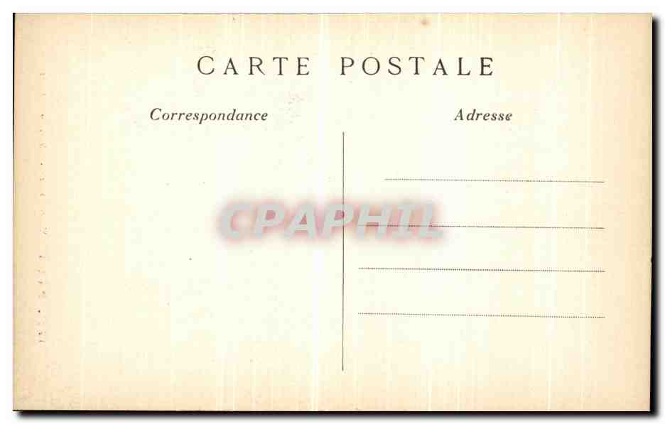 CPA Paris Notre Dame Chimere Diable — Verso