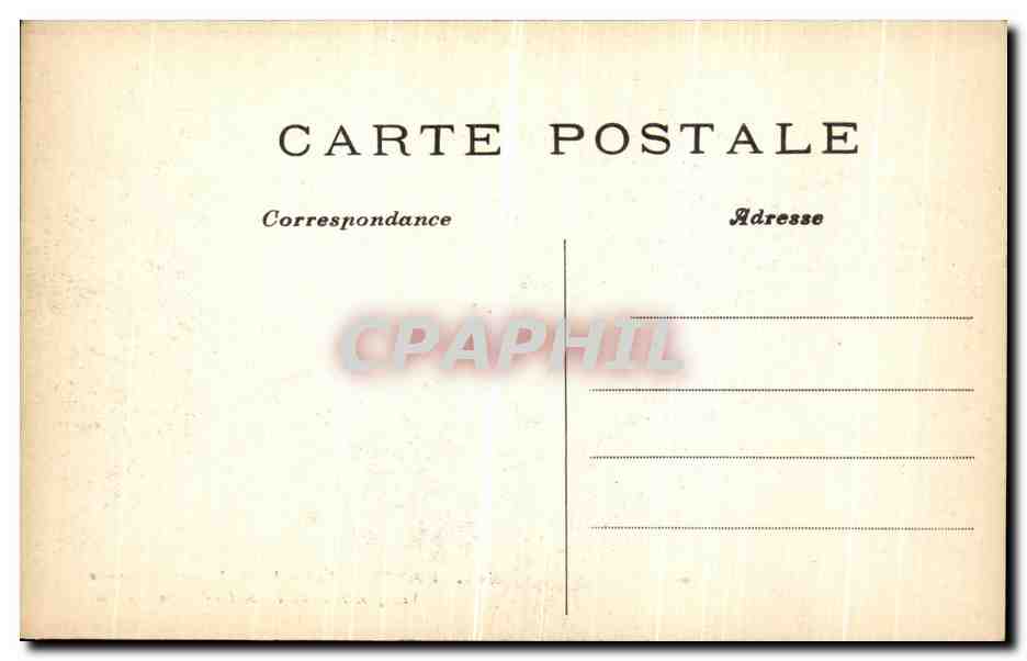 CPA Paris Notre Dame Chimere Vue generale de l Hotel de Ville — Verso