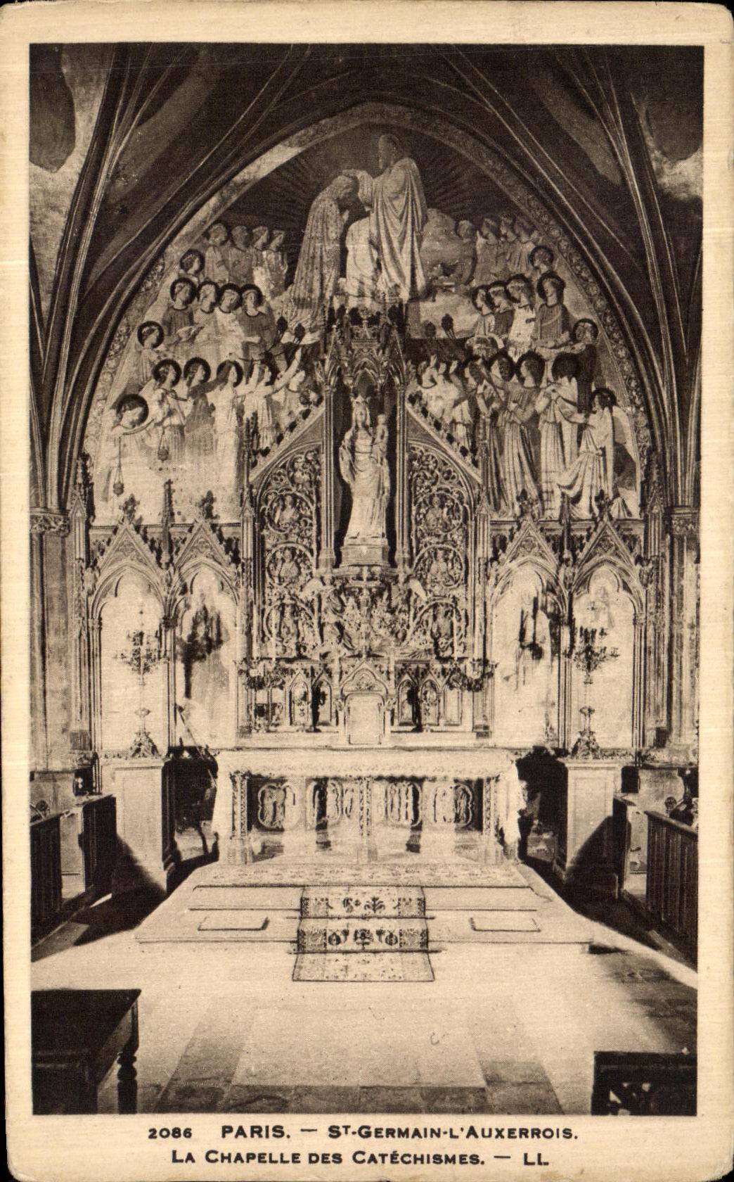 CPA Paris St Germain L Auxerrois La Chapelle des Catechismes