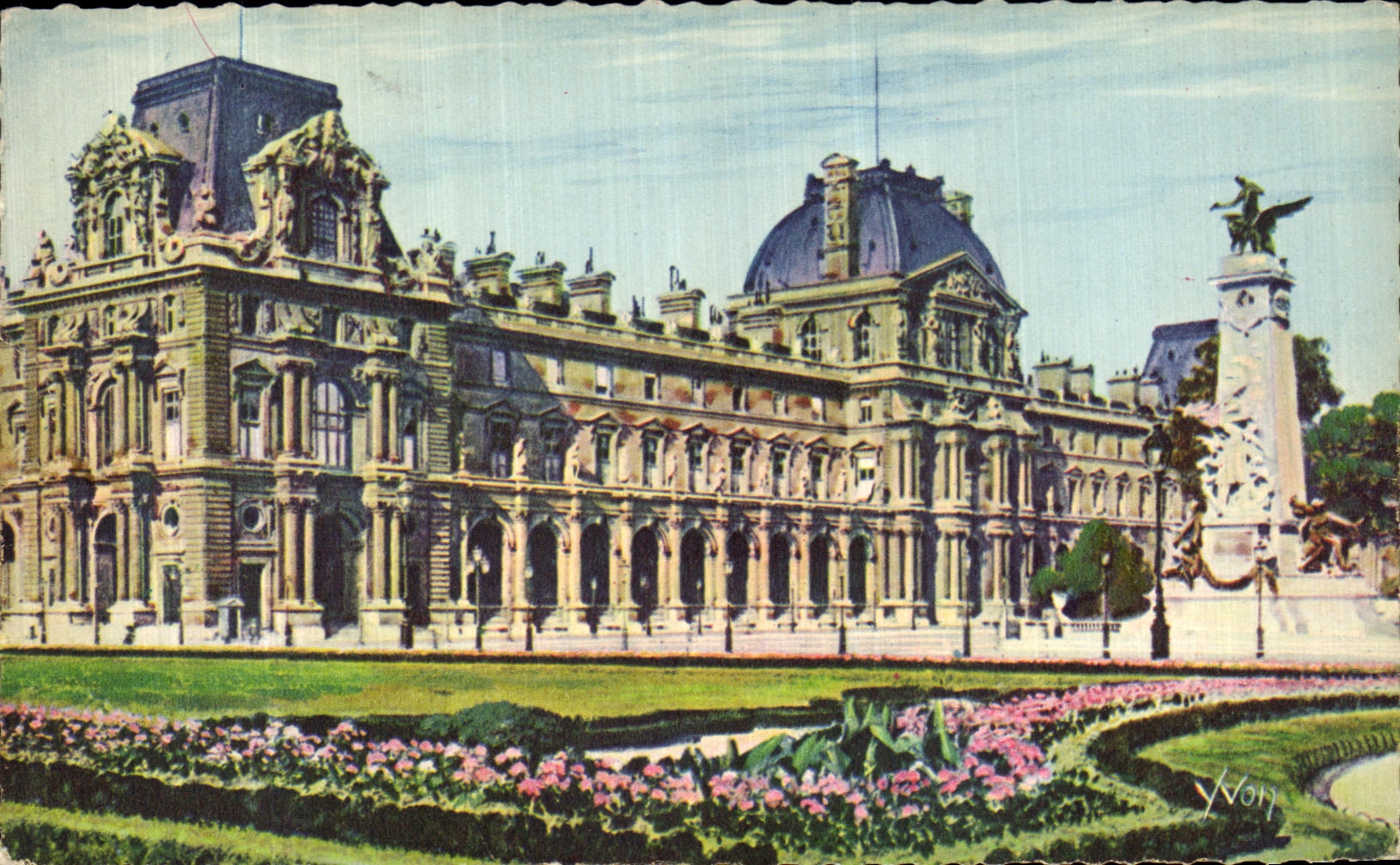CPA Paris En Flanant The Tuileries Louvre