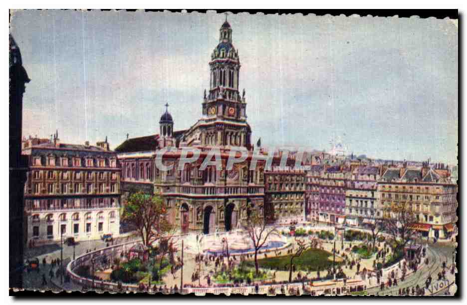 CPA L Eglise de la Trinite paris
