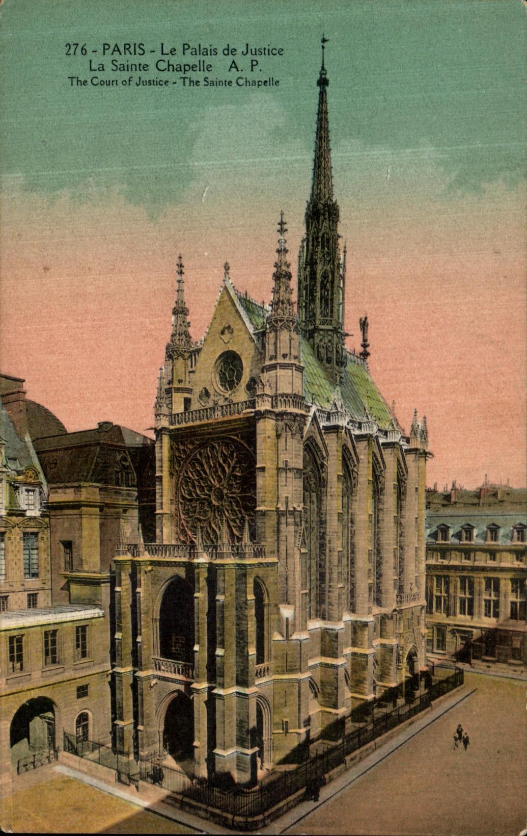 CPA Paris Le Palais de Justice La Sainte Chapelle