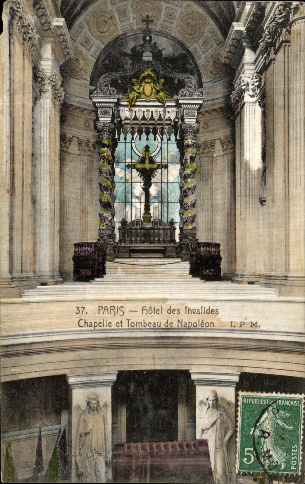 CPA Paris hotel des lnvalldes Chapelle et Tombeau de Napoleon 1e