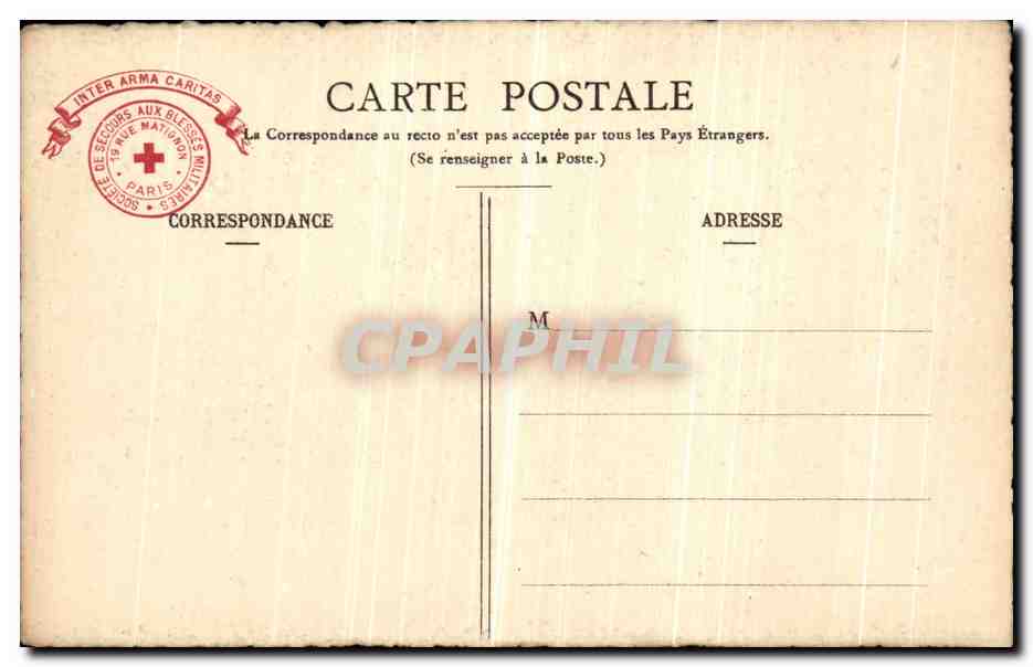 CPA Paris Bibliotheque de l arsebal Portrait de Jeanne d arc — Verso