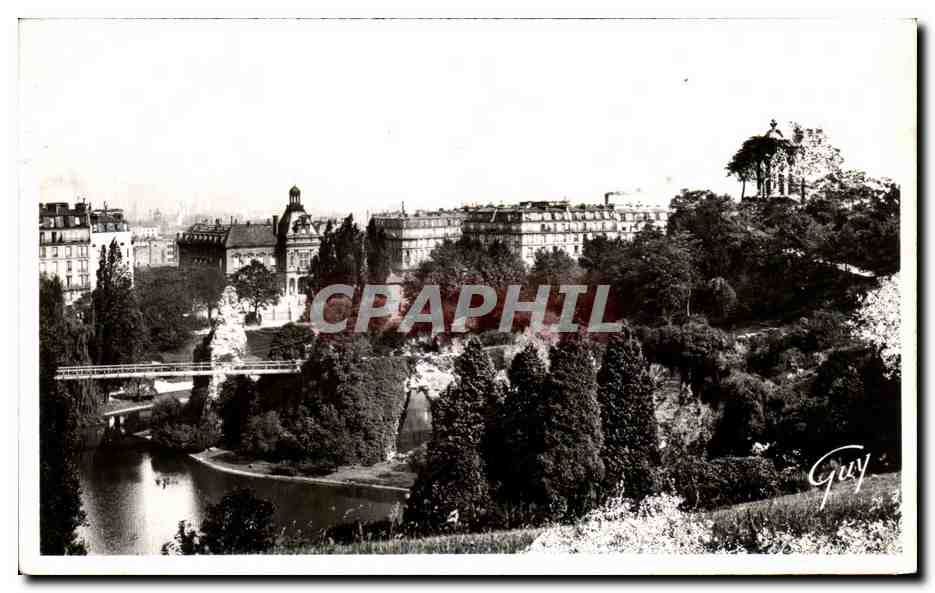 CPA Paris Et Ses Merveilles Panorama des Buttes Chaumont 