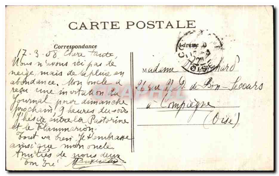 CPA Paris Hotel des Invalides Tombeau de Vauban  — Verso