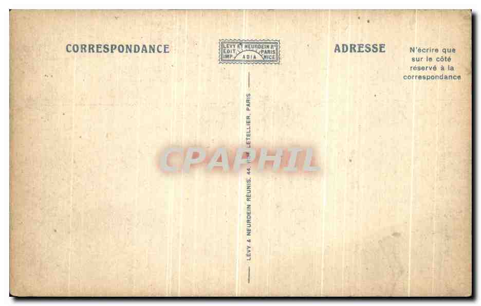 CPA Paris Le Parc Montsouris Une Allee et le Lac  — Rückseite