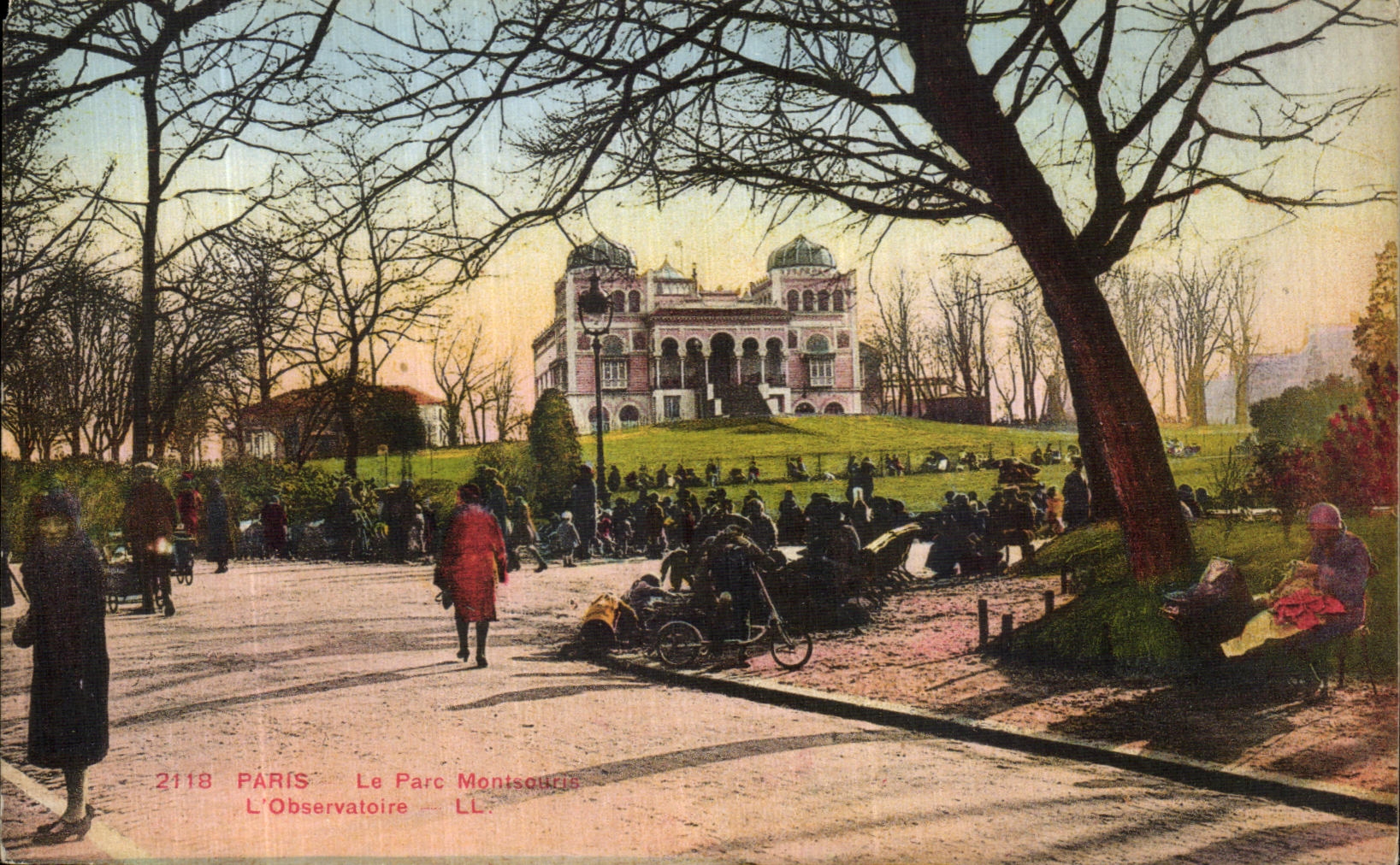 CPA Paris Le Parc Montsouris L Observatoire 