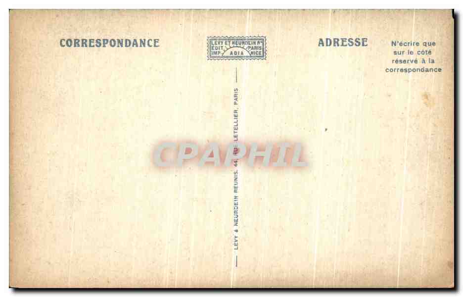 CPA Paris Le Parc Montsouris L Observatoire  — Rückseite