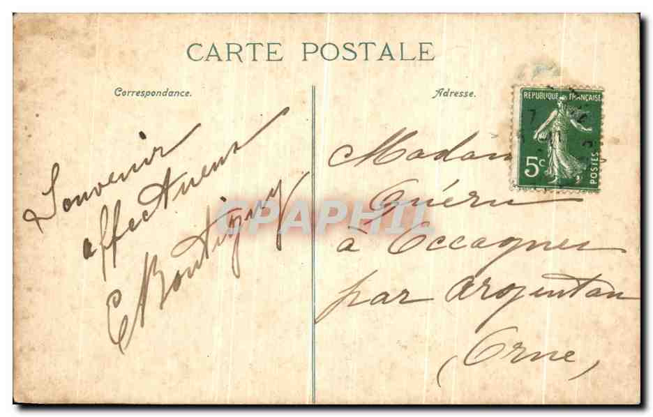 CPA Paris Notre Dame L Abside de L Eglise  — Verso