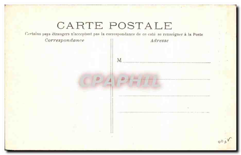 CPA Paris Statue de Jeanne d Arc Place St Augustin  — Verso