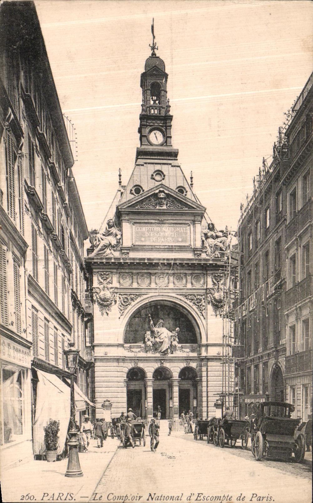 CPA Paris Le Compioir National d Escompte de Paris