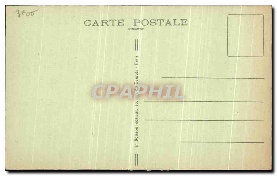 Paris - Au Jardin des Tuileries - Vue sur le Louvre — J.H. n°1445 — Rückseite