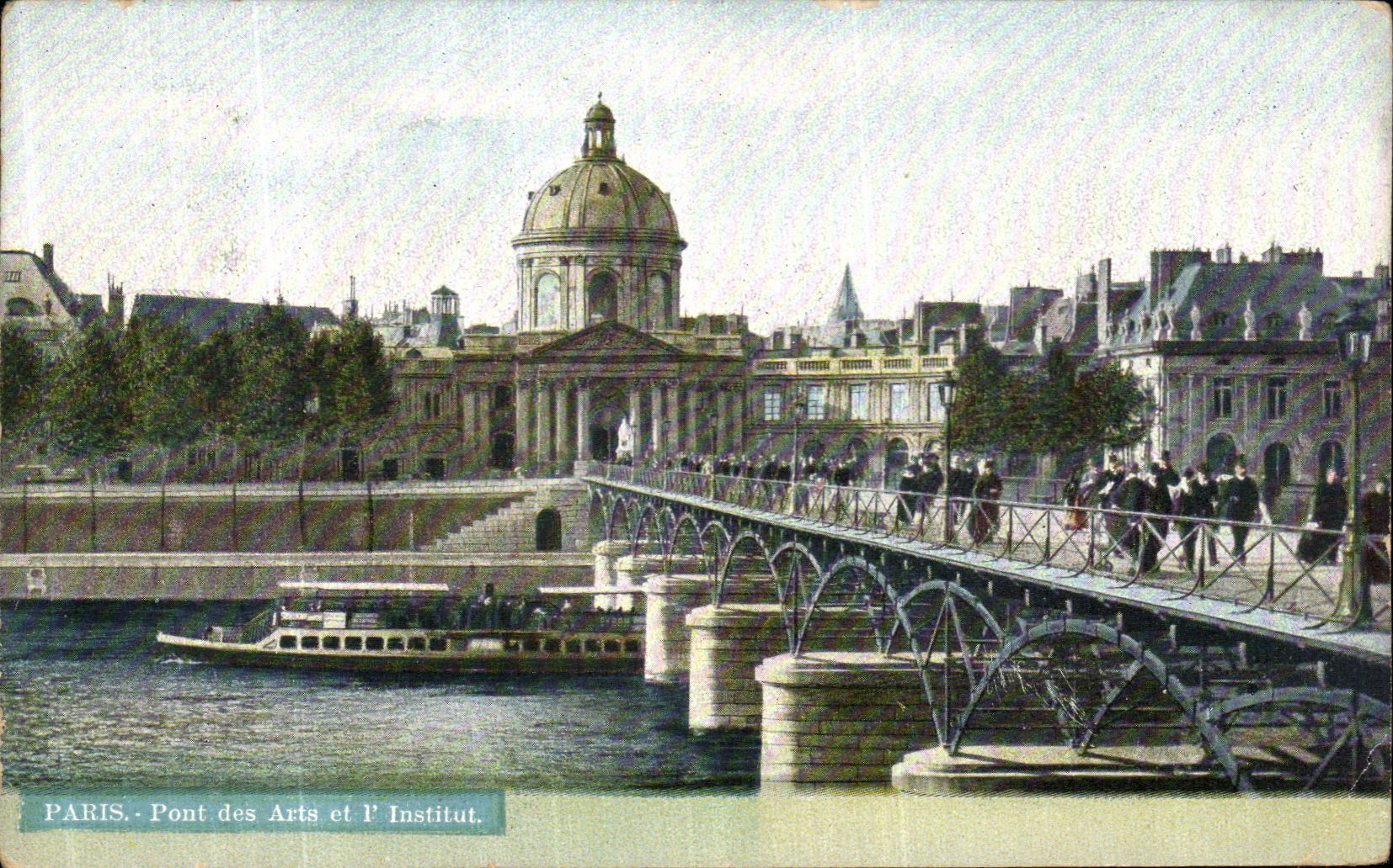 CPA Paris Pont des Arts et l Institut Peniche