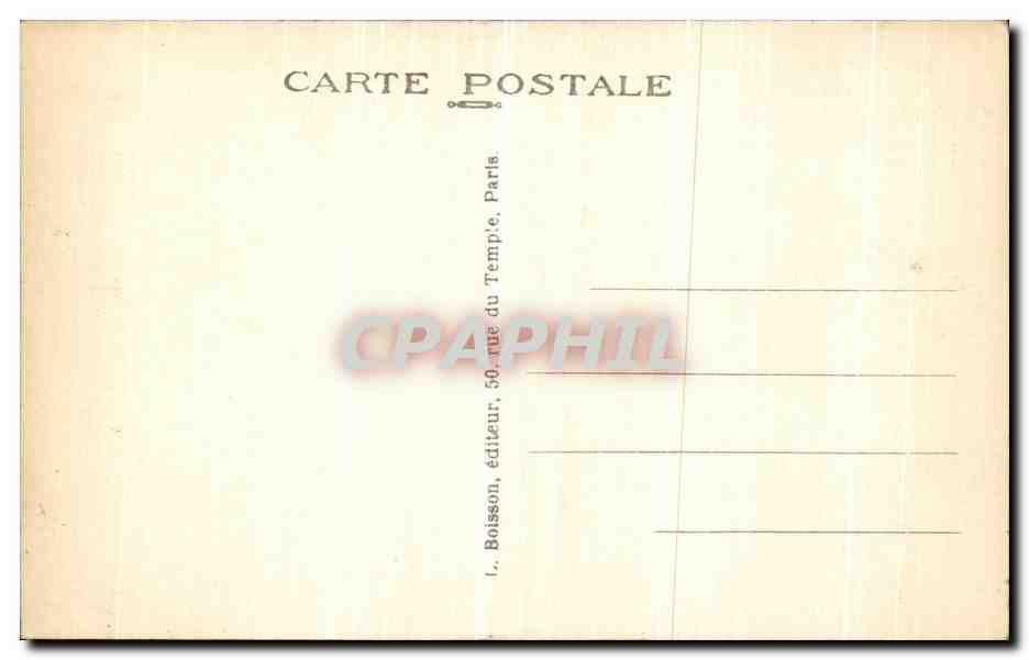 CPA Paris Eglise de la Madeleine Copie du Parthenon — Rückseite