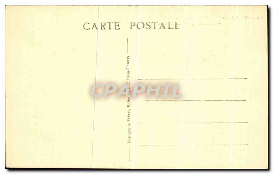CPA Chalons Sur Marne Monument Aux Morts Guerre 1914 1918 Militaria — Rückseite