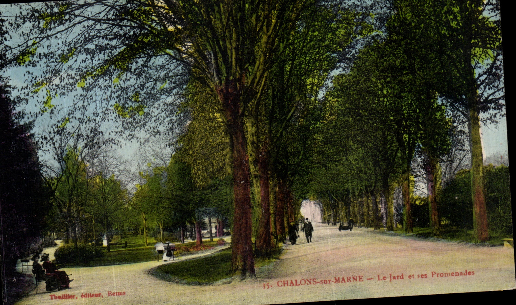 Chalons-sur-Marne — Le Jard et ses Promenades — Thellier, éditeur, Reims