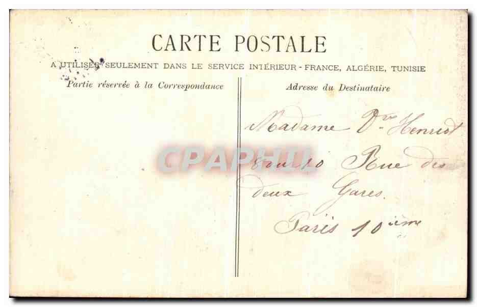 CPA Chalons Sur Marne L lle du Canal — Rückseite
