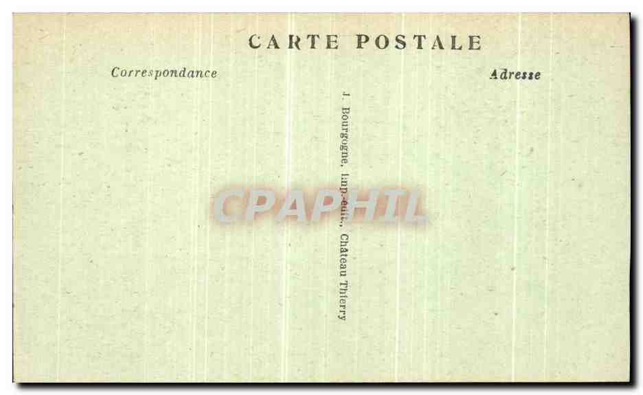Chalons-sur-Marne — Jardin du Jard — Allée principale — Edit. J. B. — Verso