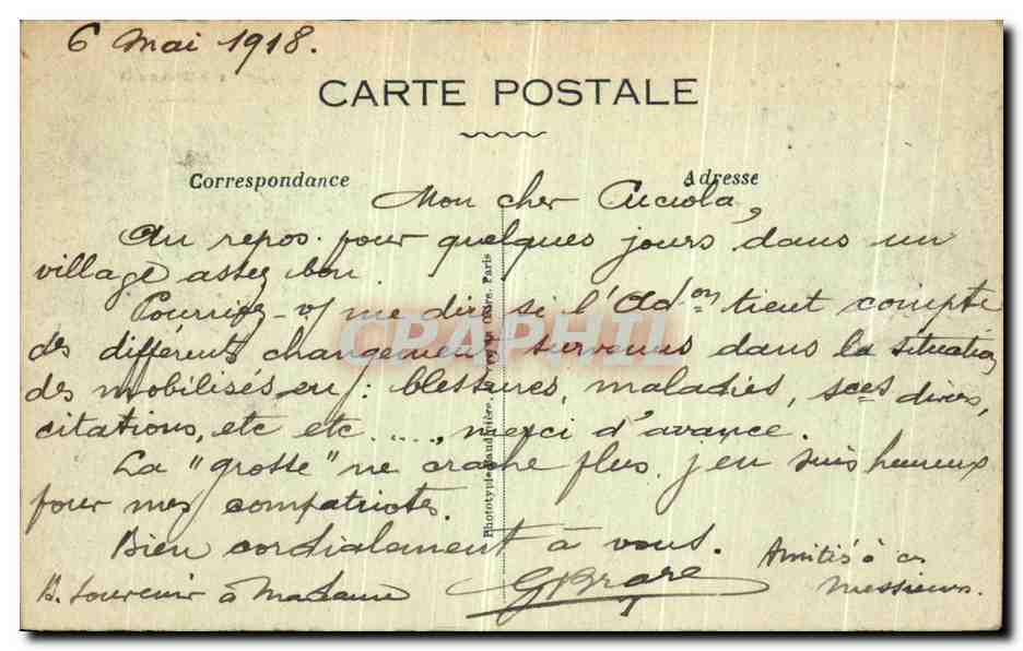 Camp de Châlons — Pyramide détruite — Phot-Express Visé Paris — Rückseite